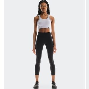 On Running Women's Run on Clouds Performance Tights 7/8 Black Size XSmall
